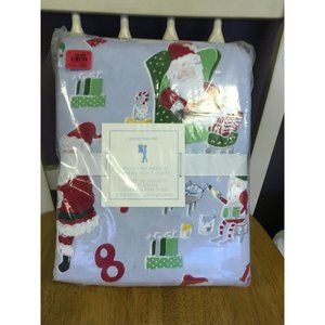 Pottery Barn Kids Santas Workshop Full Queen F/Q Duvet Cover Blue NEW